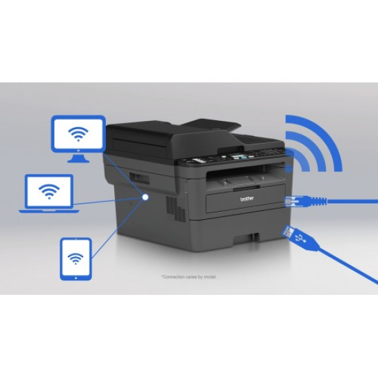 Πολυμηχάνημα BROTHER MFC-L2800DW - Ασπρόμαυρο Πολυμηχάνημα BROTHER MFC-L2800DW - Ασπρόμαυρο